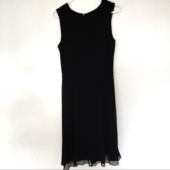 100% silk flowy black dress - Picture 5 of 7